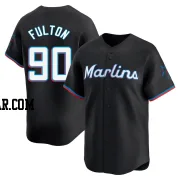 Daxton Fulton Men's Miami Marlins Black Limited Alternate Jersey