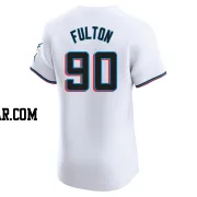 Daxton Fulton Men's Miami Marlins White Elite Home Jersey