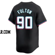 Daxton Fulton Youth Miami Marlins Black Limited Alternate Jersey