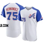 Daysbel Hernandez Men's Atlanta Braves White Authentic 2023 City Connect Jersey