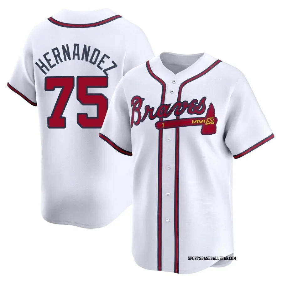 Daysbel Hernandez Men's Atlanta Braves White Limited Home Jersey