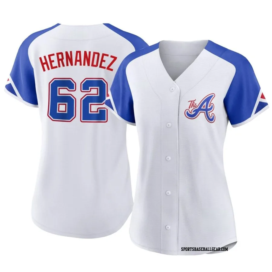 Daysbel Hernandez Women's Atlanta Braves White Authentic 2023 City Connect Jersey