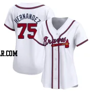 Daysbel Hernandez Women's Atlanta Braves White Limited Home Jersey