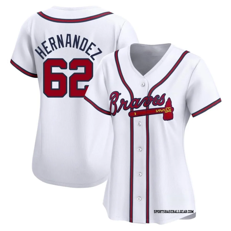 Daysbel Hernandez Women's Atlanta Braves White Limited Home Jersey