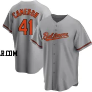 Daz Cameron Men's Baltimore Orioles Gray Replica Road Jersey