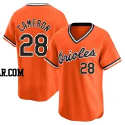 Daz Cameron Men's Baltimore Orioles Orange Limited Cooperstown Collection Jersey