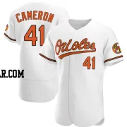 Daz Cameron Men's Baltimore Orioles White Authentic Home Jersey