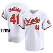 Daz Cameron Men's Baltimore Orioles White Limited Home Jersey