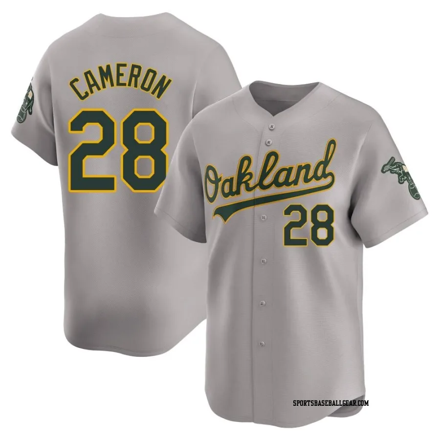 Daz Cameron Men's Oakland Athletics Gray Limited Away Jersey