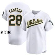 Daz Cameron Men's Oakland Athletics White Limited Home Jersey