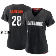 Daz Cameron Women's Baltimore Orioles Black Authentic 2023 City Connect Jersey