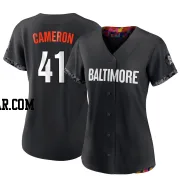 Daz Cameron Women's Baltimore Orioles Black Authentic 2023 City Connect Jersey