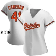 Daz Cameron Women's Baltimore Orioles White Authentic Home Jersey