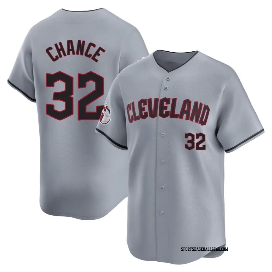 Dean Chance Men's Cleveland Guardians Gray Limited Road Jersey