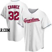 Dean Chance Youth Cleveland Guardians White Replica Home Jersey