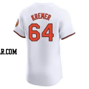 Dean Kremer Men's Baltimore Orioles White Elite Home Jersey