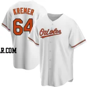 Dean Kremer Men's Baltimore Orioles White Replica Home Jersey