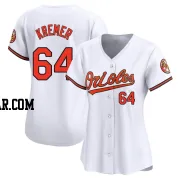 Dean Kremer Women's Baltimore Orioles White Limited Home Jersey