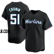 Declan Cronin Men's Miami Marlins Black Limited Alternate Jersey