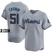 Declan Cronin Men's Miami Marlins Gray Limited Road Jersey