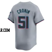 Declan Cronin Men's Miami Marlins Gray Limited Road Jersey