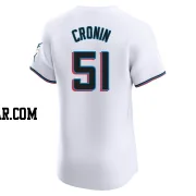 Declan Cronin Men's Miami Marlins White Elite Home Jersey