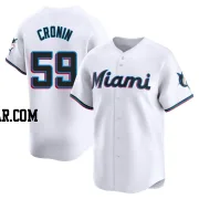 Declan Cronin Men's Miami Marlins White Limited Home Jersey