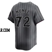 Dedniel Nunez Men's New York Mets Limited Graphite 2024 City Connect Jersey