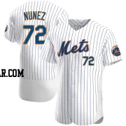 Dedniel Nunez Men's New York Mets White Authentic Home Jersey