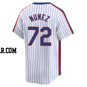 Dedniel Nunez Youth New York Mets White Limited Cooperstown Collection Jersey