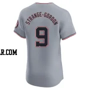 Dee Strange-Gordon Men's Washington Nationals Gray Elite Road Jersey