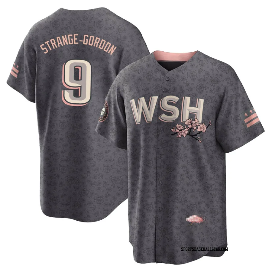 Dee Strange-Gordon Youth Washington Nationals Gray Replica 2022 City Connect Jersey