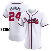 Deion Sanders Men's Atlanta Braves White Elite Home Jersey