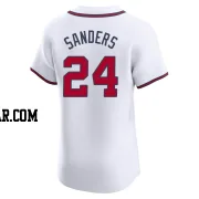 Deion Sanders Men's Atlanta Braves White Elite Home Jersey