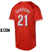 Deion Sanders Youth Cincinnati Reds Red Limited Alternate Jersey