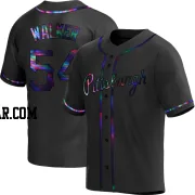 Deion Walker Men's Pittsburgh Pirates Black Holographic Replica Alternate Jersey