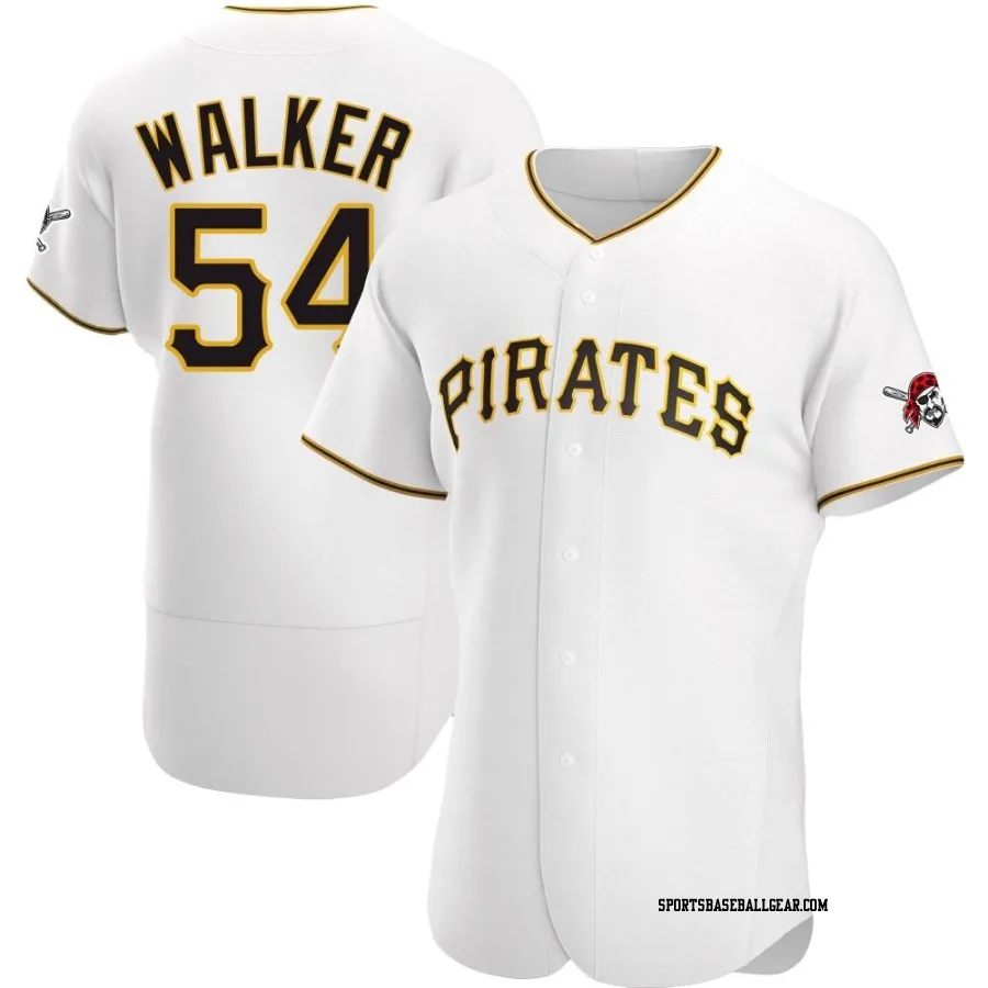 Deion Walker Men's Pittsburgh Pirates White Authentic Home Jersey