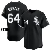 Deivi Garcia Men's Chicago White Sox Black Limited Alternate Jersey