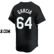 Deivi Garcia Men's Chicago White Sox Black Limited Alternate Jersey