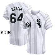 Deivi Garcia Men's Chicago White Sox White Elite Home Jersey