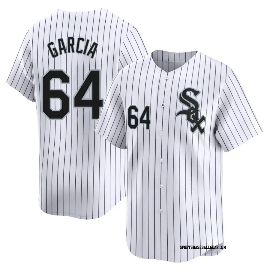 Deivi Garcia Men's Chicago White Sox White Limited Home Jersey