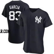 Deivi Garcia Men's New York Yankees Navy Authentic Alternate Jersey