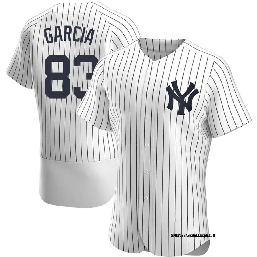 Deivi Garcia Men's New York Yankees White Authentic Home Jersey