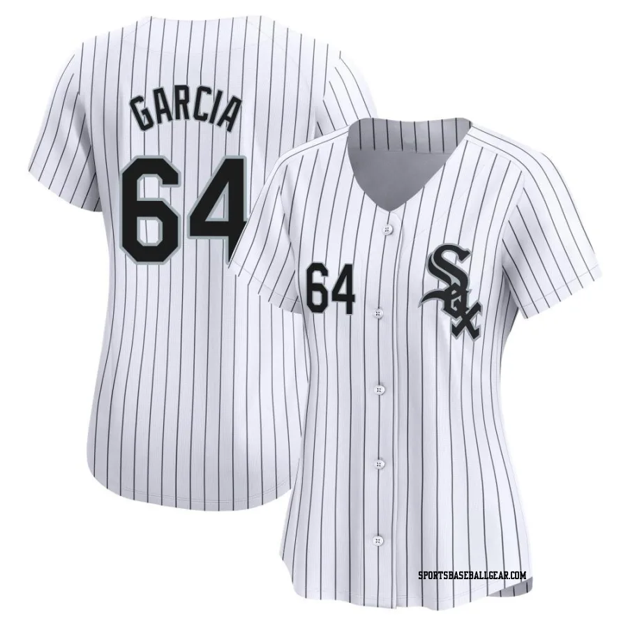 Deivi Garcia Women's Chicago White Sox White Limited Home Jersey