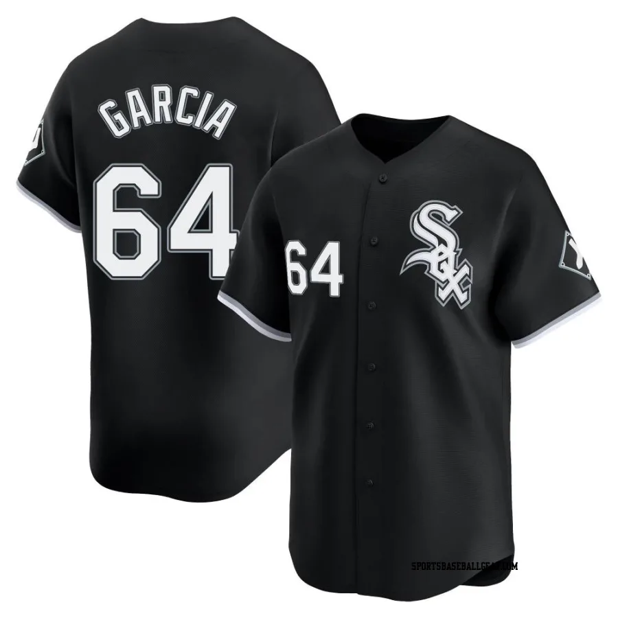 Deivi Garcia Youth Chicago White Sox Black Limited Alternate Jersey