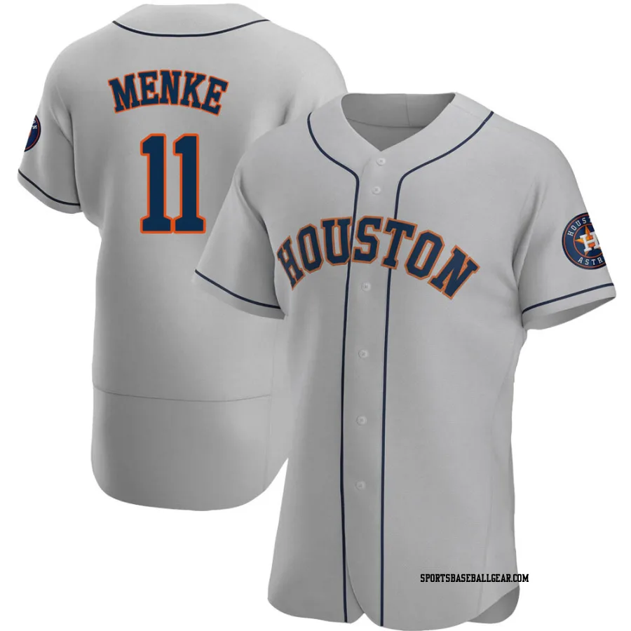 Denis Menke Men's Houston Astros Gray Authentic Road Jersey