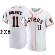 Denis Menke Men's Houston Astros White Authentic 2022 World Series Home Jersey