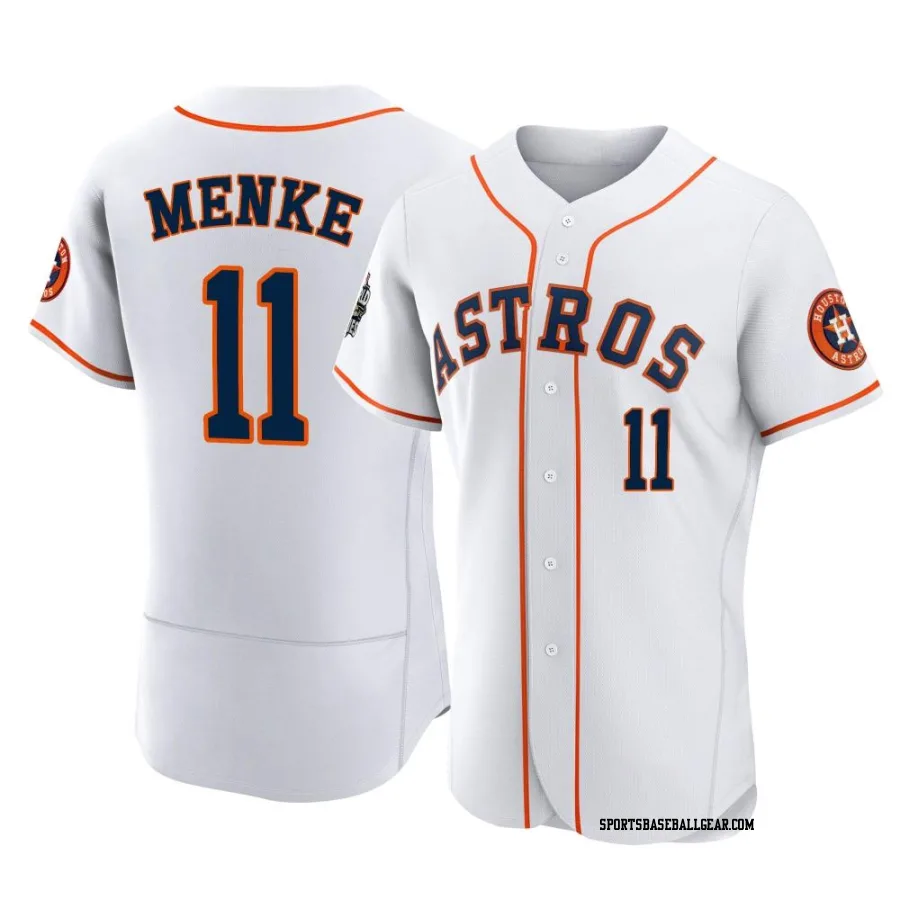 Denis Menke Men's Houston Astros White Authentic 2022 World Series Home Jersey