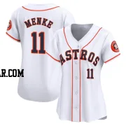 Denis Menke Women's Houston Astros White Limited Home Jersey