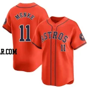 Denis Menke Youth Houston Astros Orange Limited Alternate Jersey